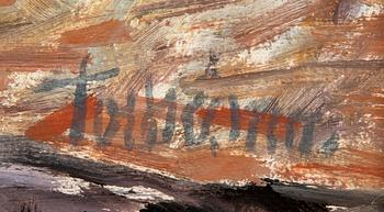 Gunnar Torhamn, oil on canvas, signed.