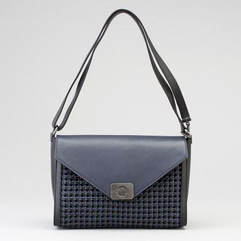 MULBERRY, a calf leather 'Delphine' sholder bag with reversible flap.