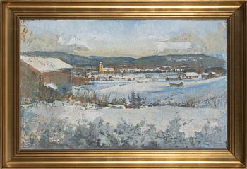 Axel Erdmann, oil on canvas, signed and dated 1924-48.