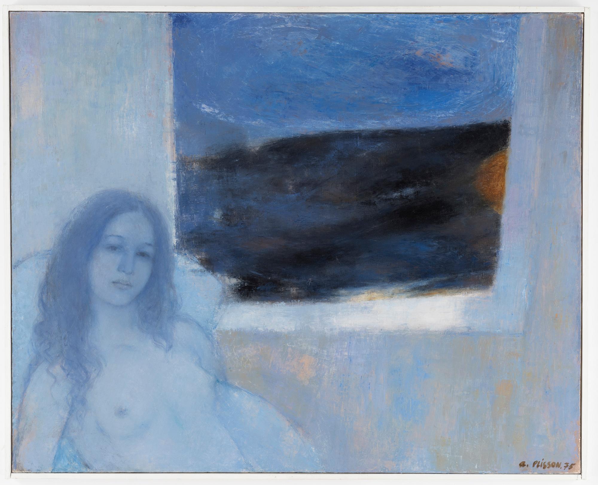 André Plisson, oil on canvas, signed and dated -75.