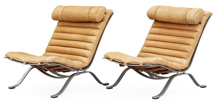 A pair of Arne Norell 'Ari' easy chairs, Norell, Sweden.