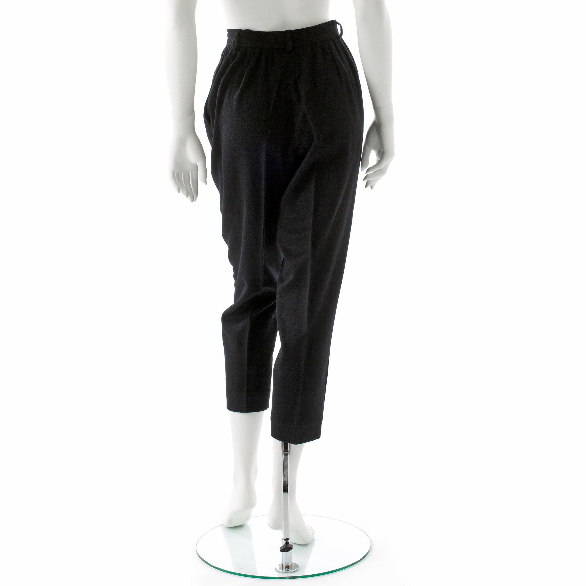 YVES SAINT LAURENT, a pair of wool blend pants.