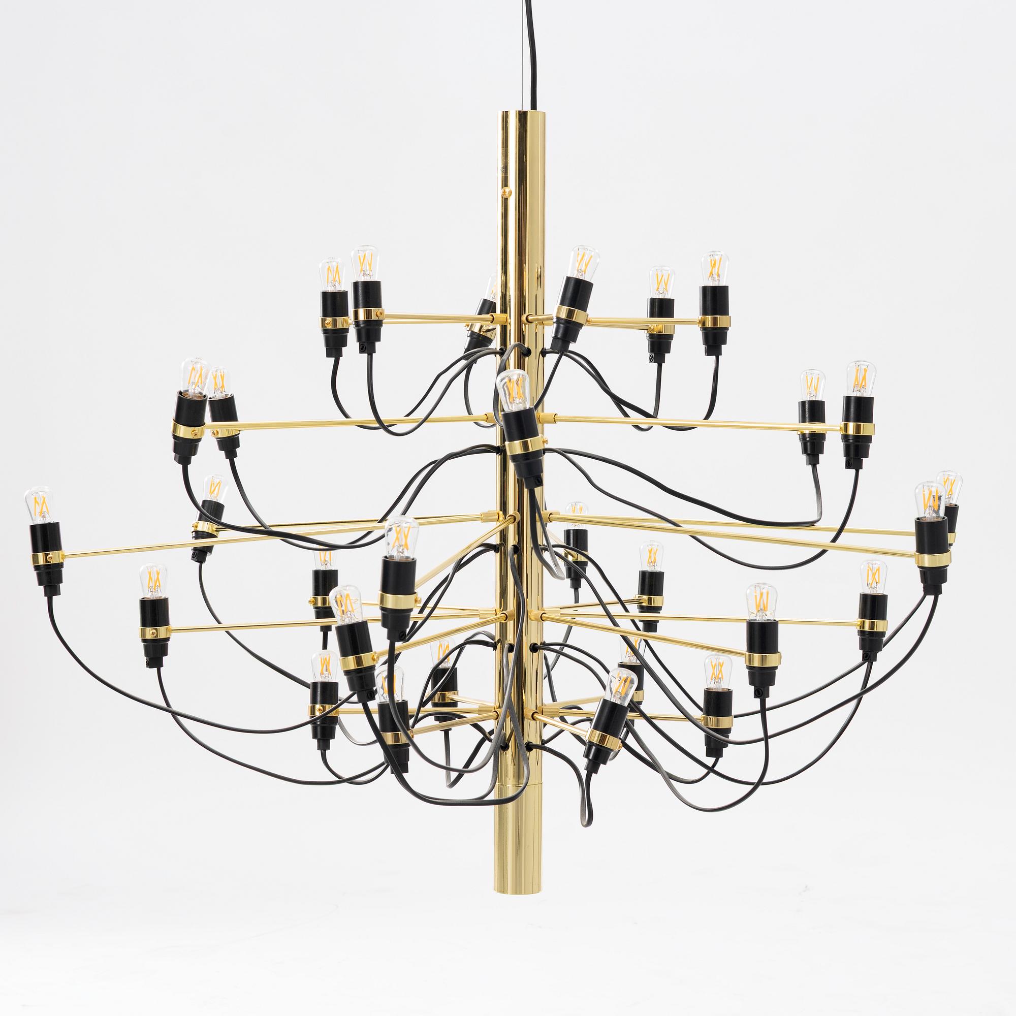 Gino Sarfatti, taklampa, modell 2097/30, Flos, Italien.