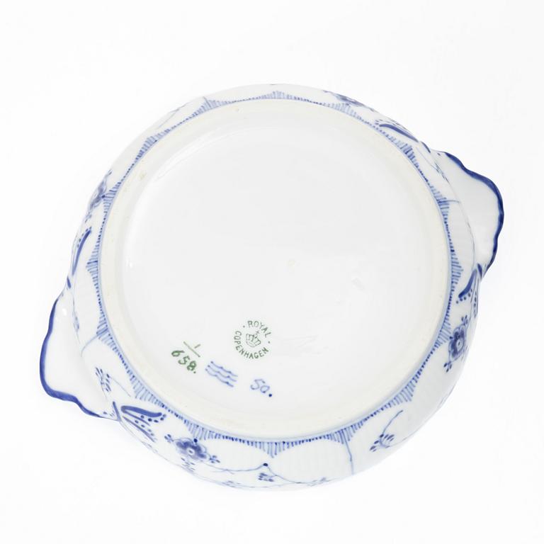 Royal Copenhagen, servisdelar, 6 st, "Musselmalet", Danmark.