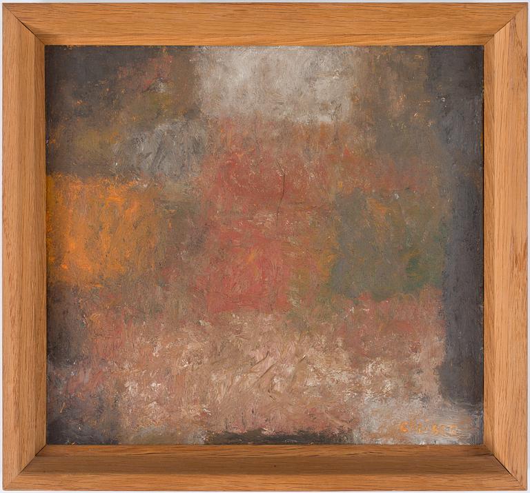 GUNNAR GREIBER, olja på duk, signerad.