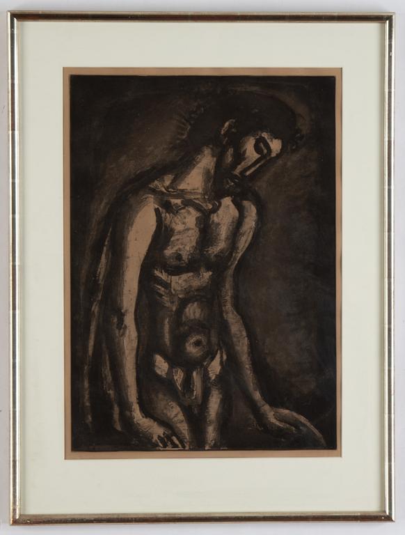 Georges Rouault, akvatintetsning med ljustryck. ur "Miserere".