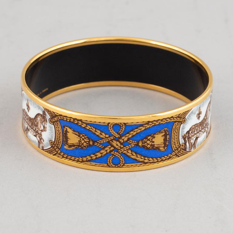 Hermès, an enamel bracelet.