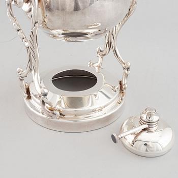 A rococo-style silver plated coffee- and tea service, Birmingham Silver Co, USA, 20th century. (7 pieces).