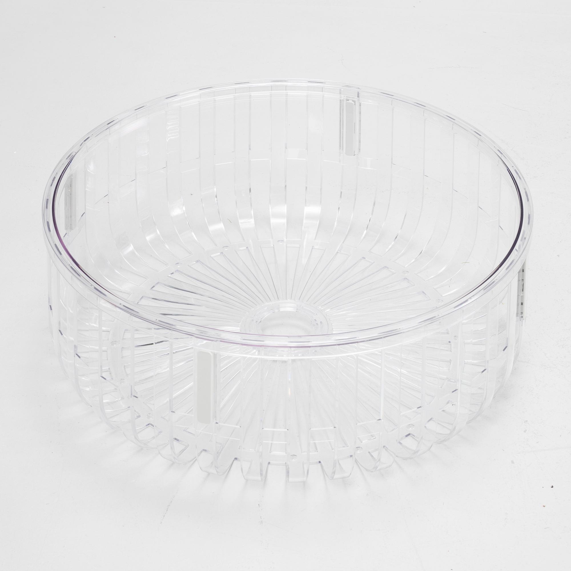 Ronan & Erwan Bouroullec, a pair of 'Panier' coffee tables, Kartell.