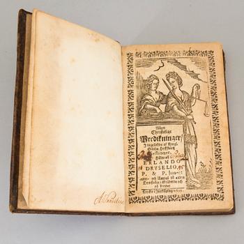 BOK, Erlandus Dryselius samt Johannes Bilberg inbundna tillsammans, 1693 och 1692.