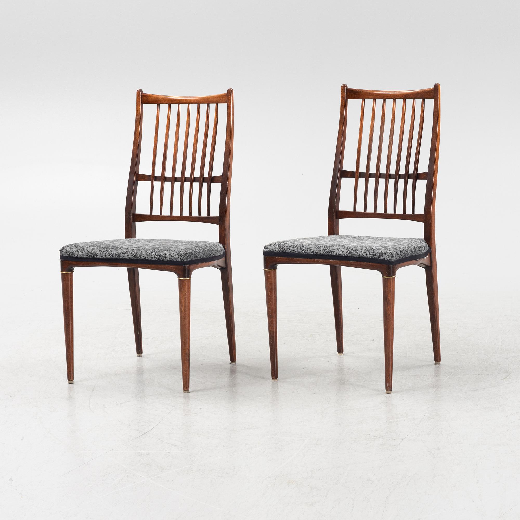 Svante Skogh, stolar, 6 st, ”Cortina”, Säffle möbelfabrik, 1960-tal.