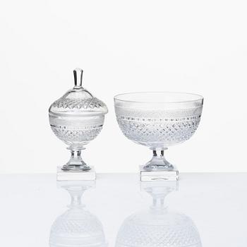 Elis Bergh, a 129 pcs 'Kent' glass service, Kosta, Sweden.