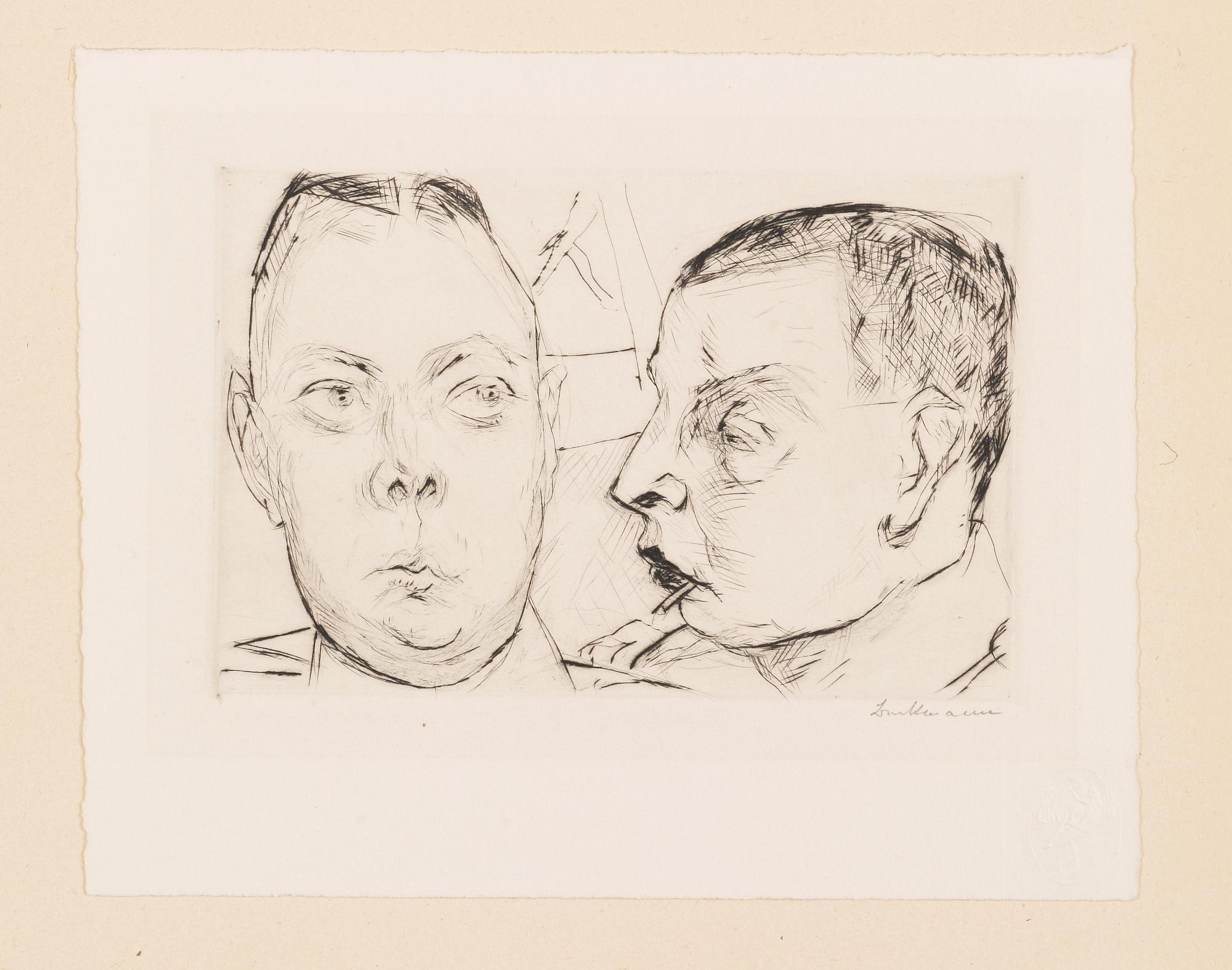Max Beckmann, "Gesichter".