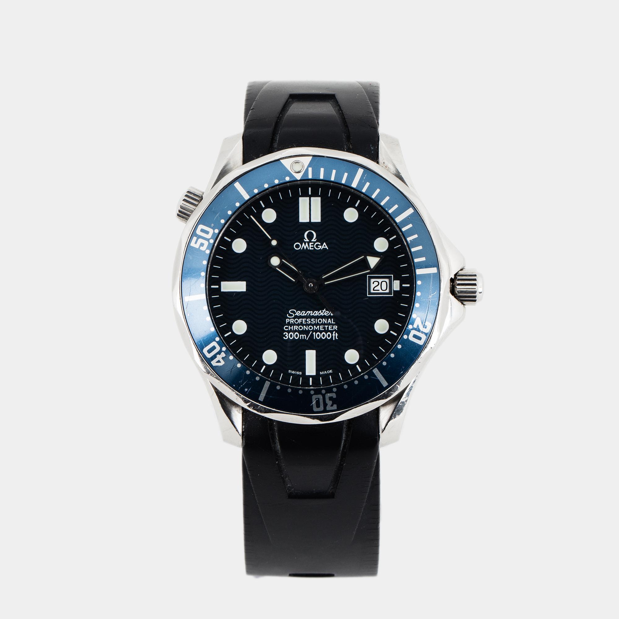 Omega, Seamaster Professional (300m/1000ft), Chronometer, wristwatch, 41,5 mm.