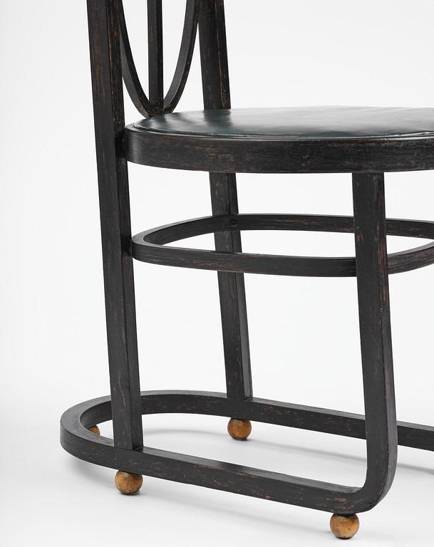 Carl Bergsten, stol, Gemla Leksaksfabrik, Diö, för Konst- och industriutställningen, Norrköping, 1906.