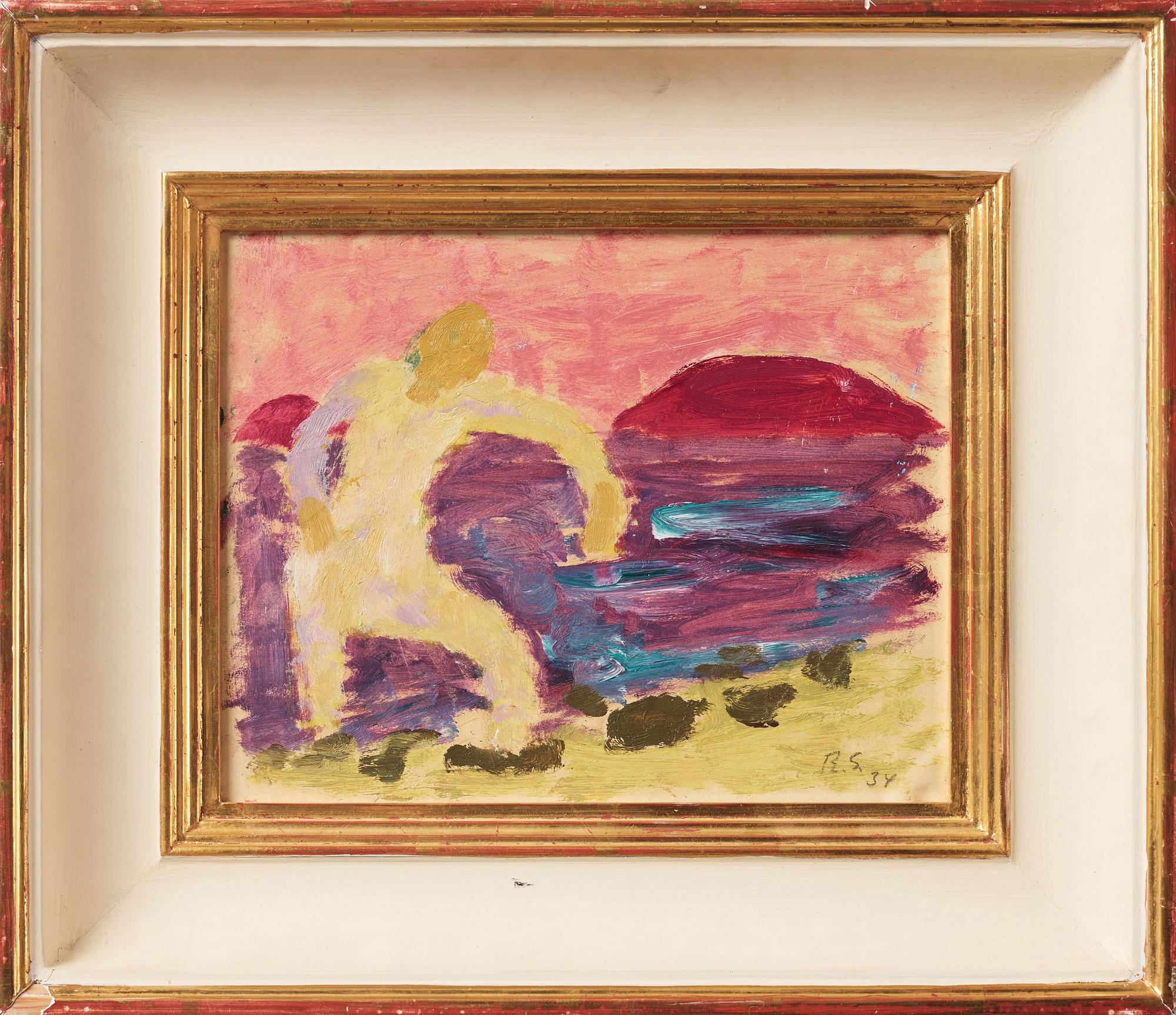 Ragnar Sandberg, "Badande, Stenungsön".