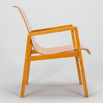 Alvar Aalto, karmstol, modell 51, för OY Huonekalu- ja Rakennustyötehdas A.B. Finland 1930-tal.
