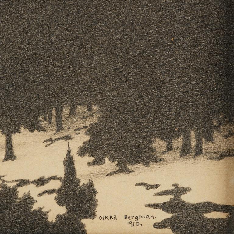 Oskar Bergman, Winter in the archipelago.