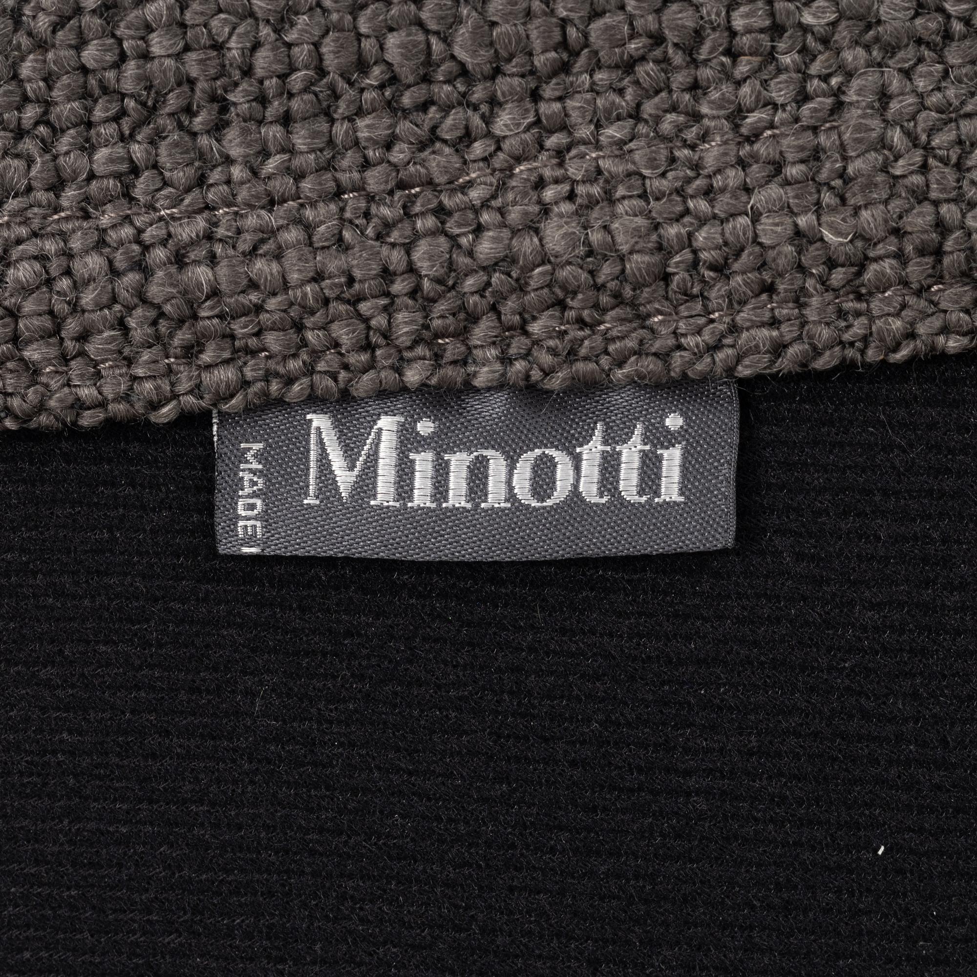 Rodolfo Dordoni, a pair of "Aston" armchairs, Minotti, Italiy.