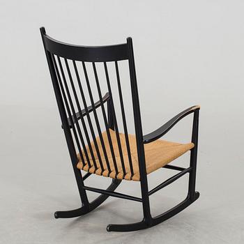 A HANS J WEGNER ROCKING CHAIR "J-16".