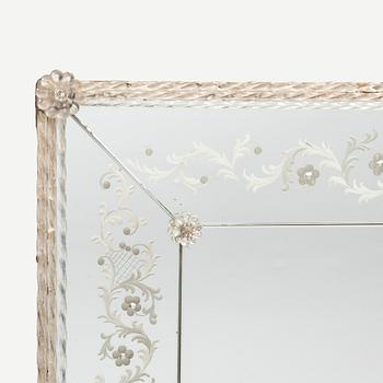 Mirror, Venetian style, first half of the 20th century.