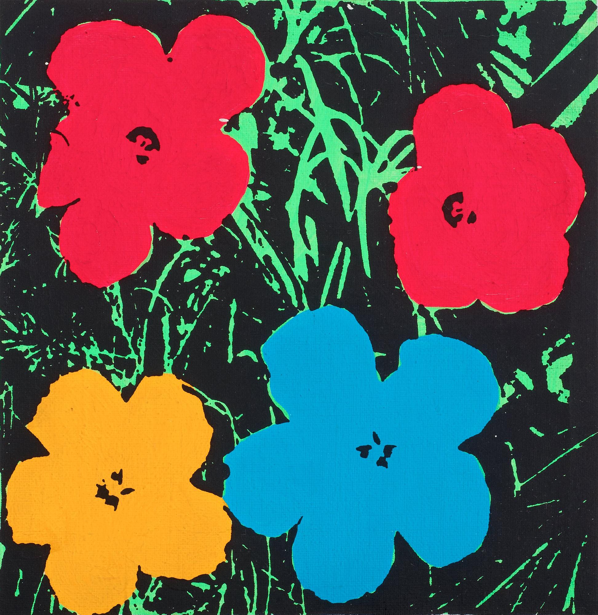 Richard H. Pettibone, "Andy Warhol (Flowers)".