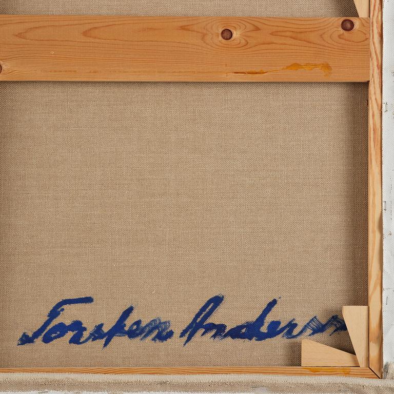 Torsten Andersson, "Staty. Lackerad masonitskulptur + svart sockel".