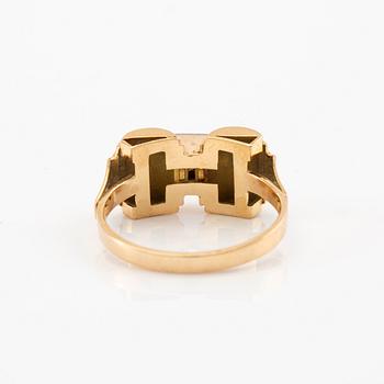 Ring 18K gold, Ernst Bylehn Katrineholm 1953.