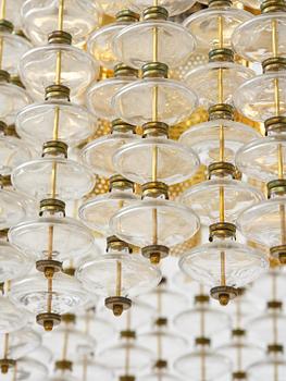 Hans-Agne Jakobsson, taklampa, "Estrella", modell "T 580", Hans-Agne Jakobsson AB, Markaryd, 1960-70-tal.