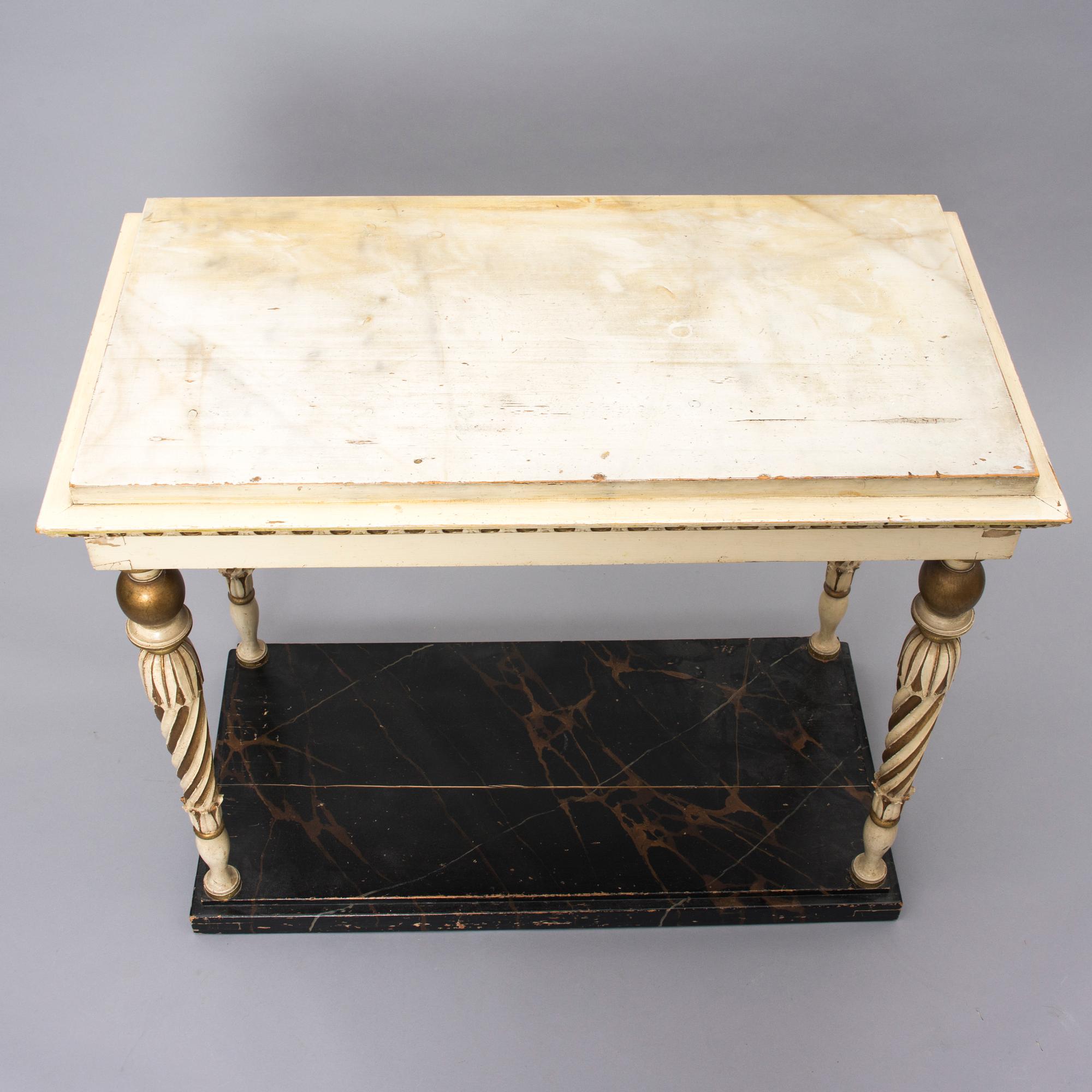 KONSOLBORD, sengustaviansk stil, sekelskiftet 1800/1900.