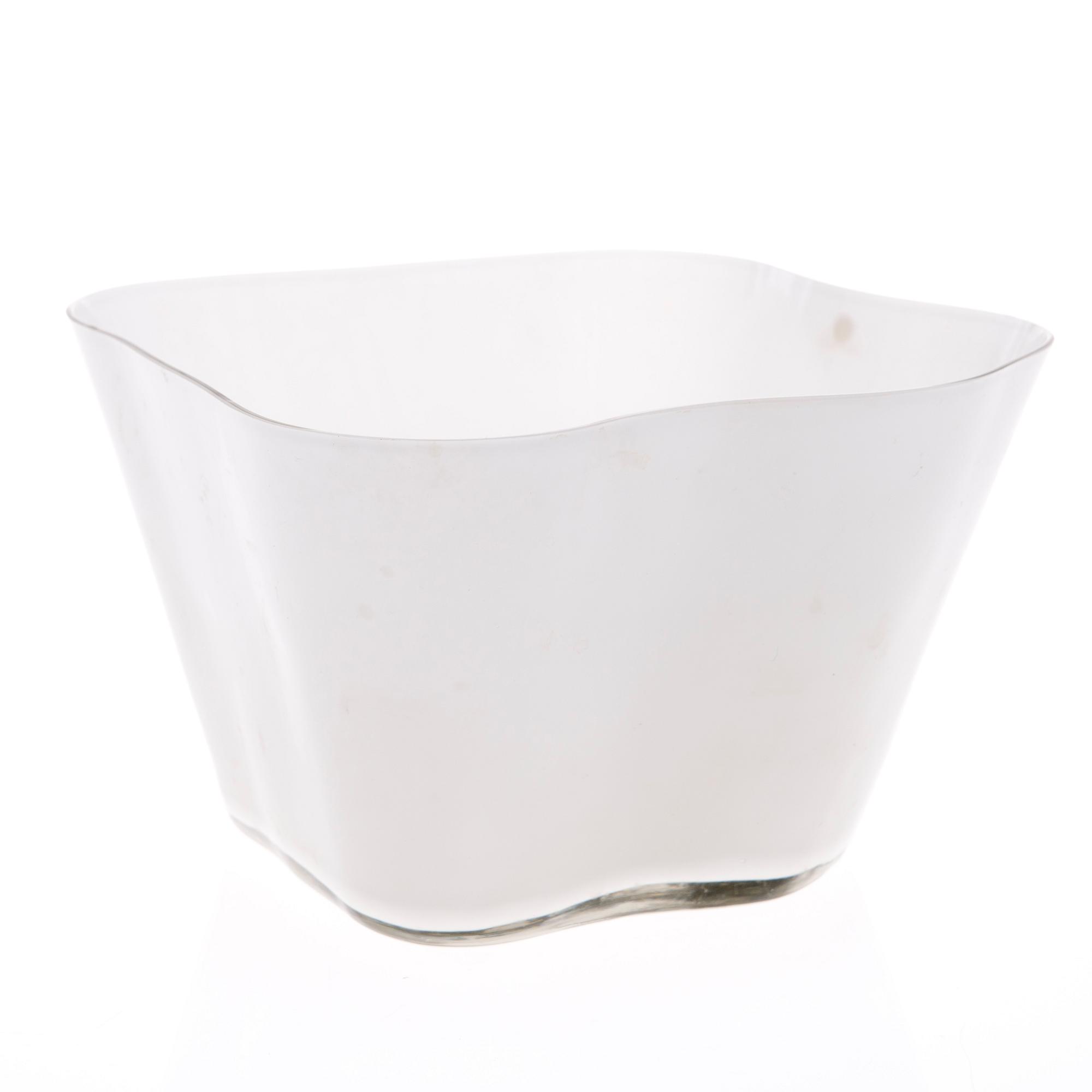 VAS, glas, signerad Alvar Aalto 3900-121. Iittala.