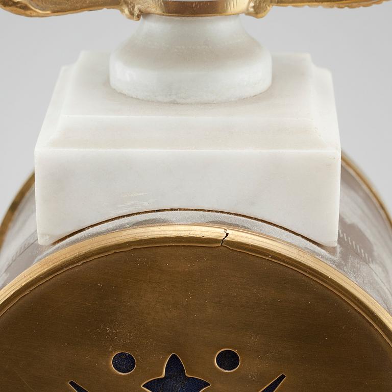 A French Louis XVI-style mantle clock, first half of the 20th century.