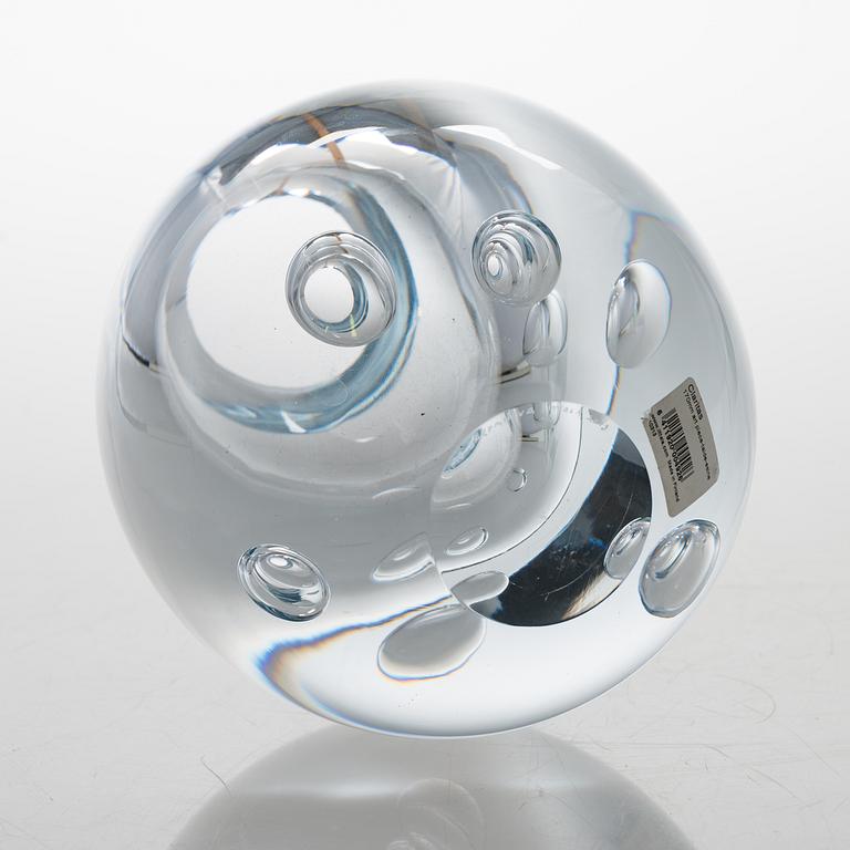 TIMO SARPANEVA, a 'Claritas' glass sculpture signed Timo Sarpaneva Iittala 2019.