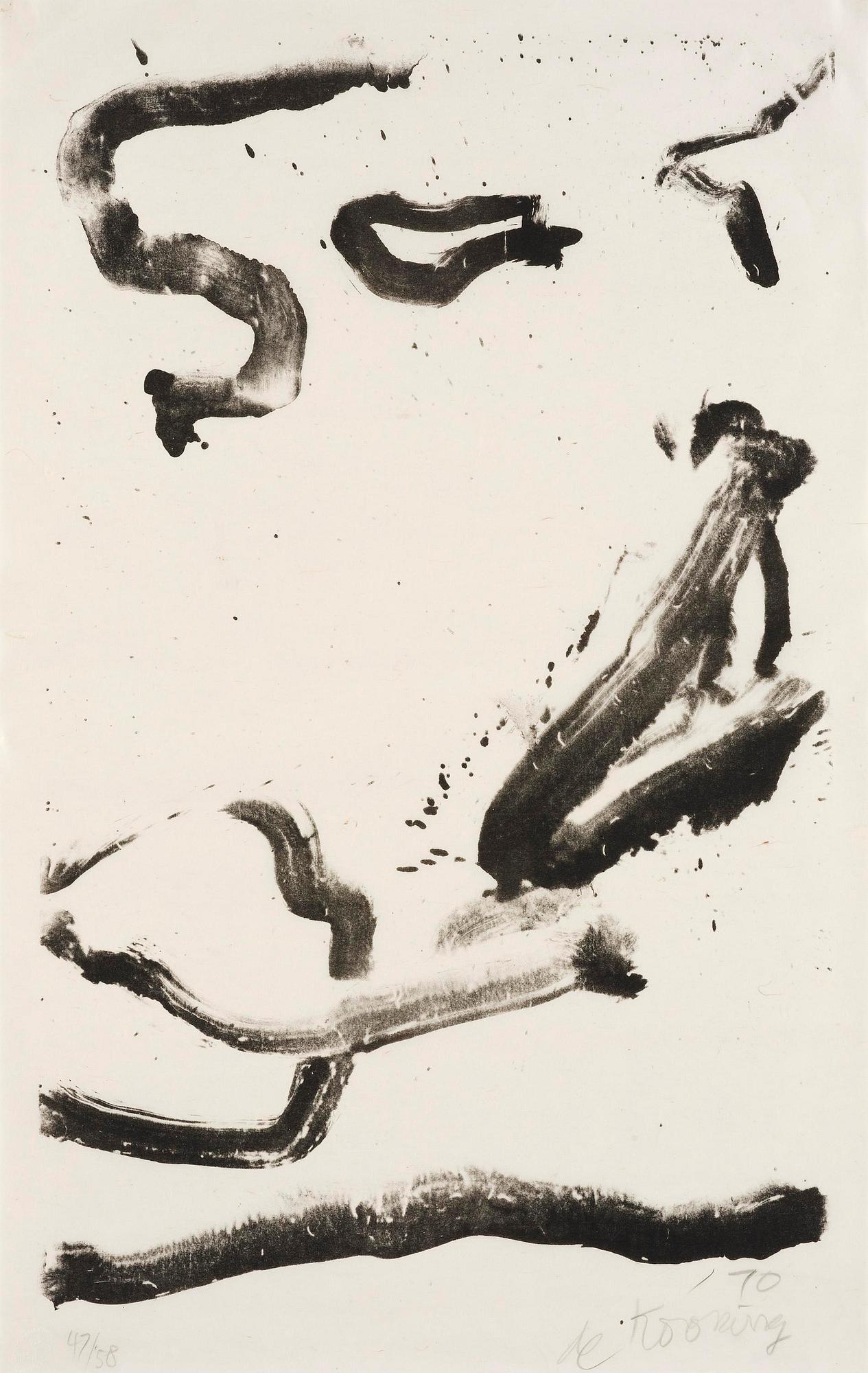 Willem de Kooning, "Love to Wakako".