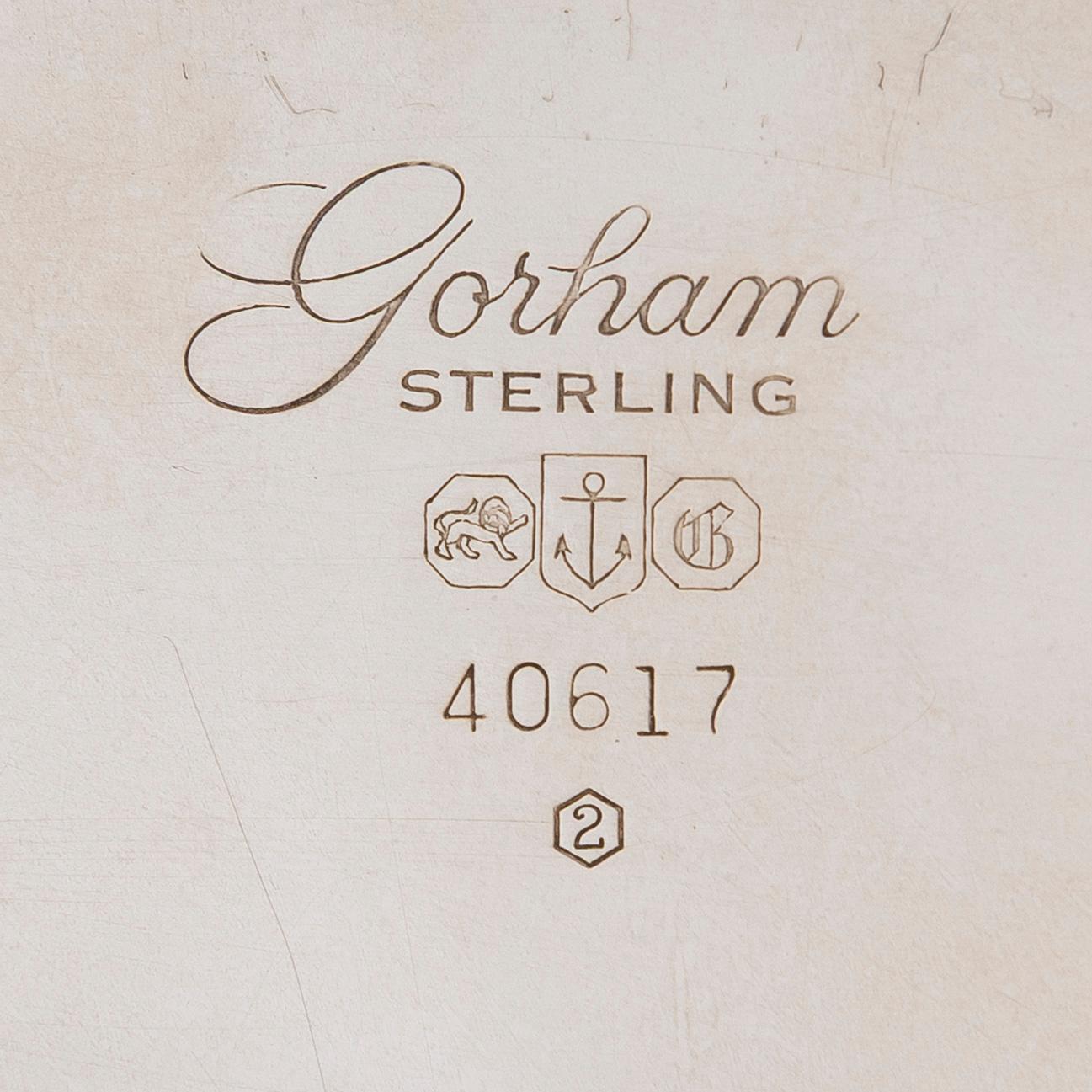 Fat, sterling silver, Gorham USA 1900-talets mitt.