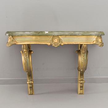 SPEGEL med KONSOLBORD, nyrokoko, 1800-tal.