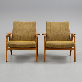 KARMSTOLAR, ett par, "Ruster", Yngve Ekström, 1950-/60-tal.