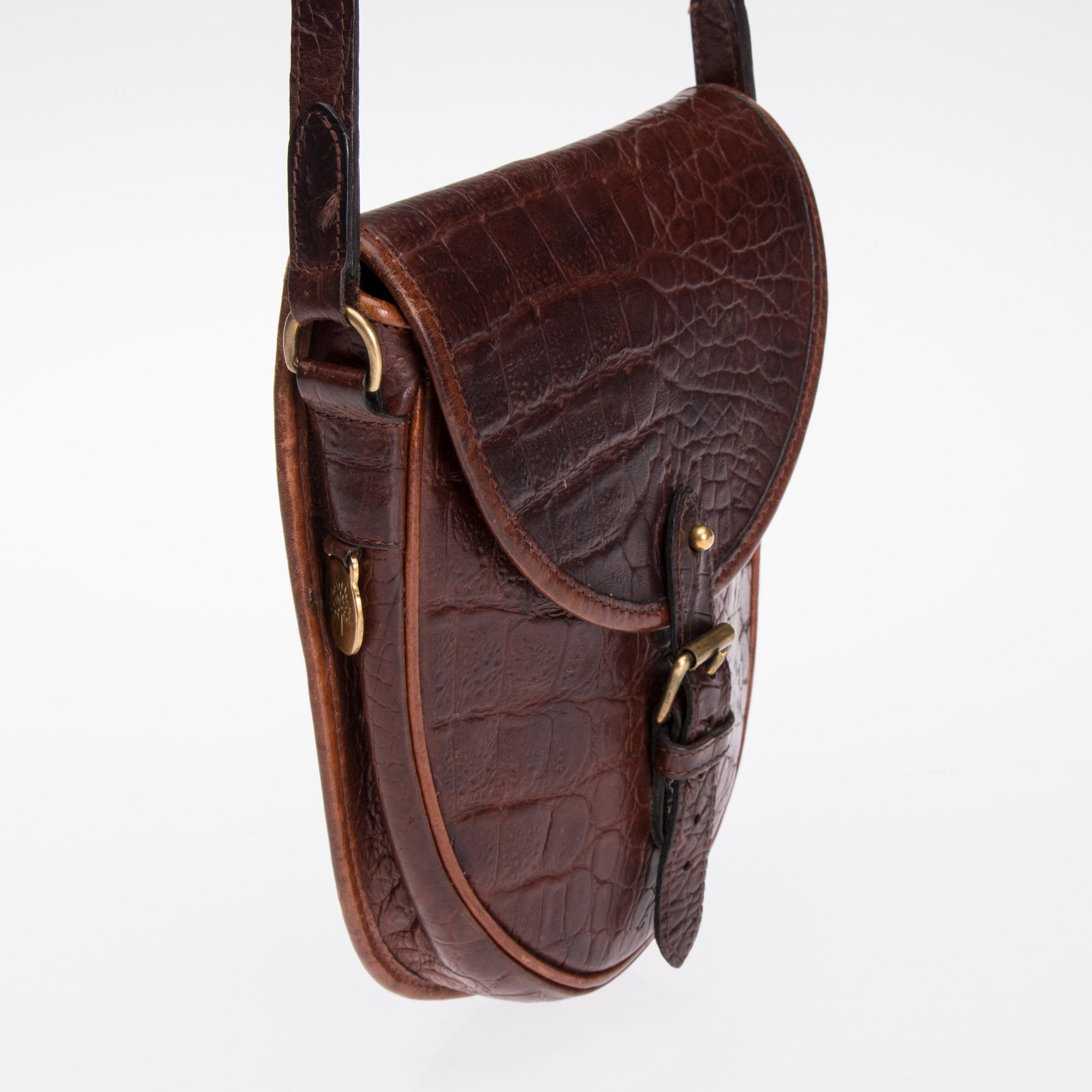 VÄSKA och BÄLTEN, 2 st, Mulberry.