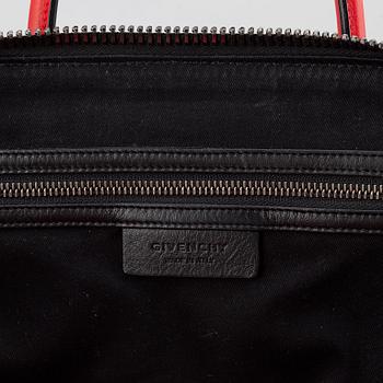 Givenchy, a black and red leather 'Antigona' handbag.
