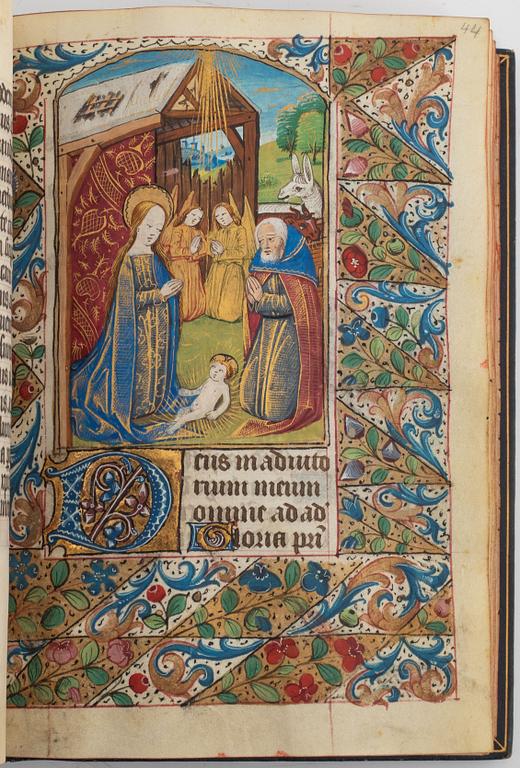 Book of Hours, in Latin and French, illuminated manuscript on vellum
[France (probably Rouen), c. 1470].