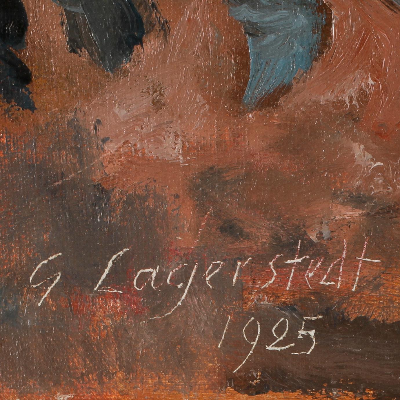 GEORG LAGERSTEDT, olja på duk, signerad och daterad 1925.