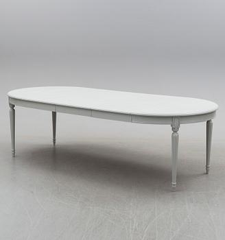 A second half of the 20th century Gustavian style dining table.