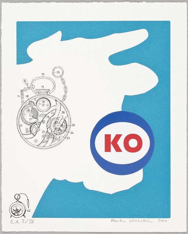 MARTIN WICKSTRÖM, bibliofilupplaga, sign, numr EA II/IX o dat 1999.