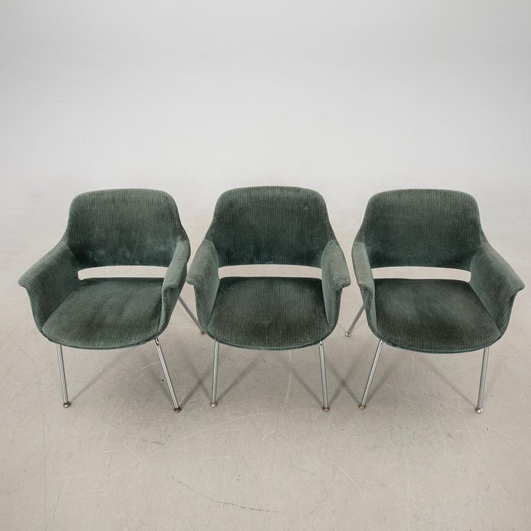 Armchairs 3 pcs "Jupiter 08567" Asko Finland 1970s.