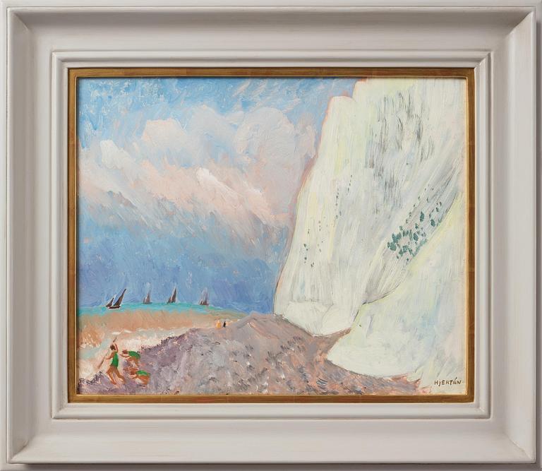 Sigrid Hjertén, "Kalkstensklippan, St Aubin".