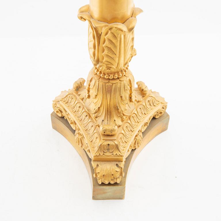 Kandelabrar ett par Empire-stil sent 1800-tal.