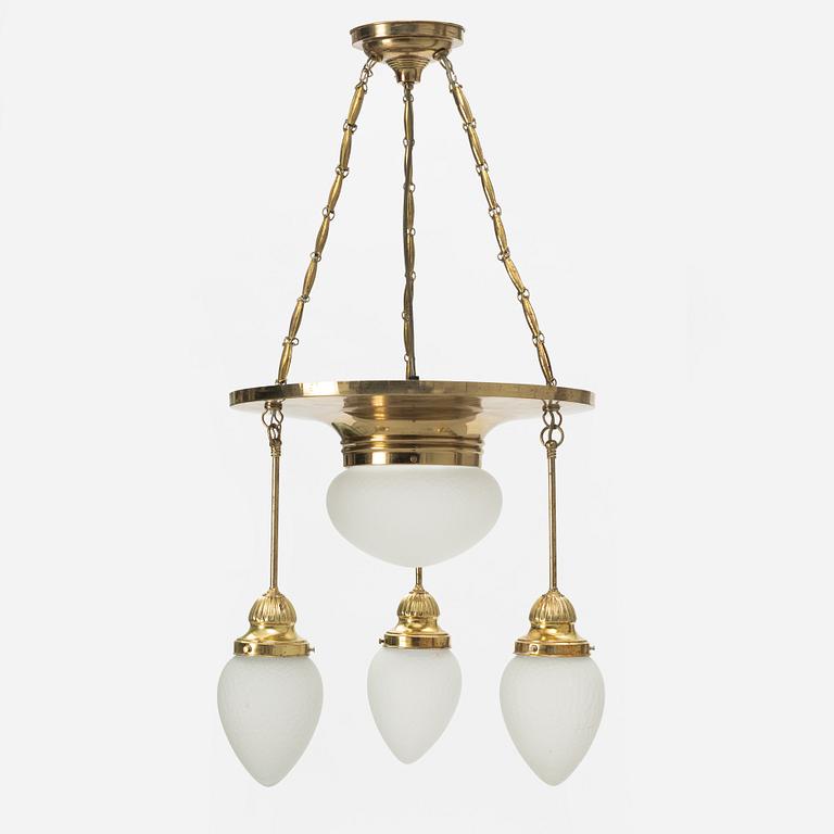 Taklampa, jugend, tidigt 1900-tal.