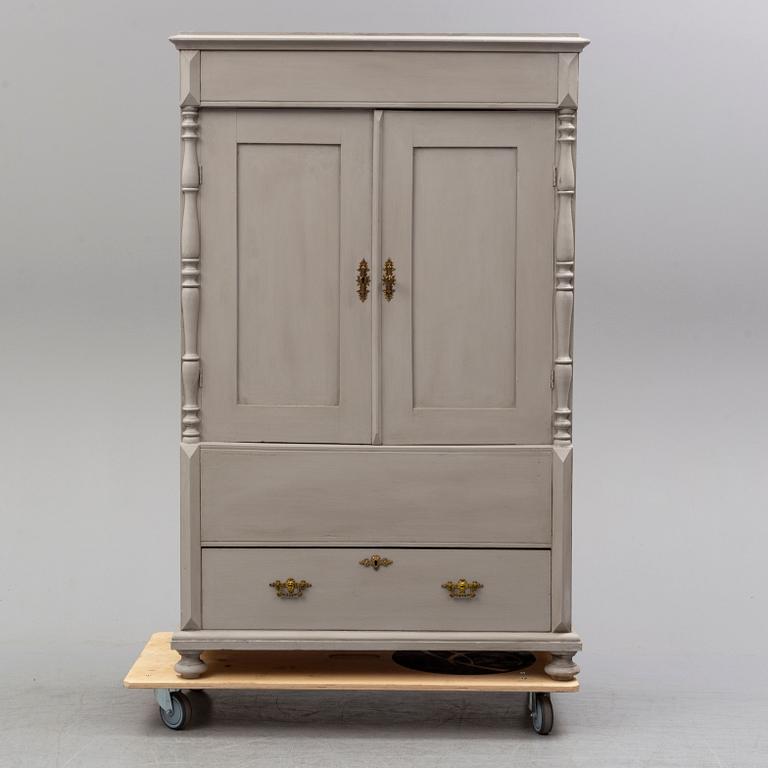 A painted cabinet, late 19th century.