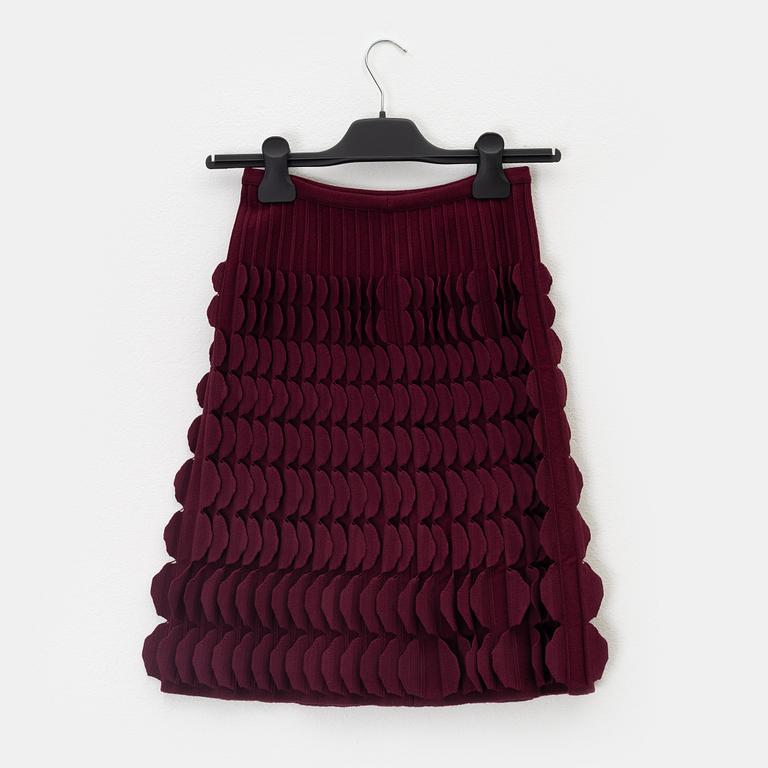 Alaïa, a woolmix skirt, size 38.