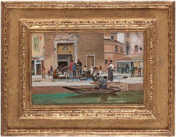 Wilhelm von Gegerfelt, Veneitian piazza.
